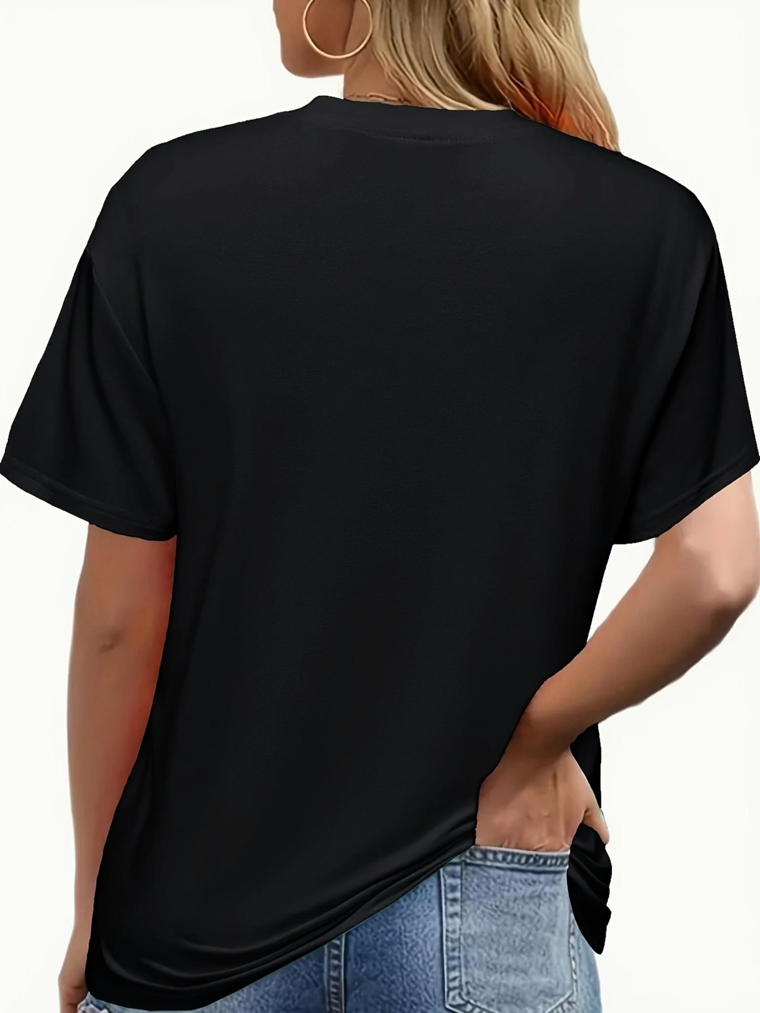 Cotton Short Sleeve T-Shirt Baseball Mom Graphic T-Shirt - 100% Casual Crew Neck with Baseball Bat & Pink Drip Design for Sports Moms Graphic tees, washed shirt, hoodie and sweatshirt