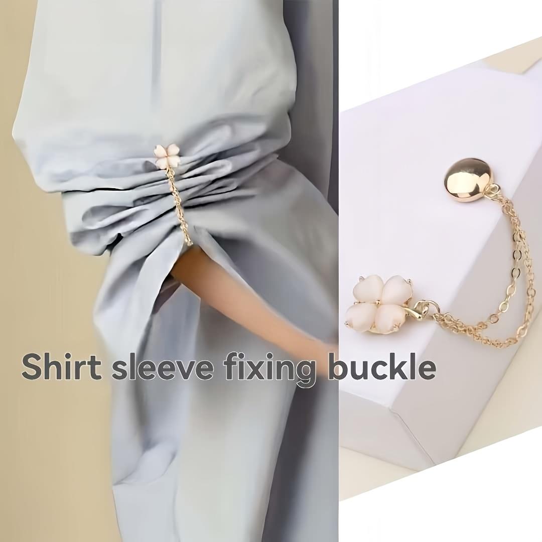 3Pcs Textured Adjustable Clothing Buckles, Versatile Pants Hem Shortening Clips & Anti-Drag Jean Leg Adjusters, Cuff Fixing Clips for Clothing Styling, Perfect Holiday Gift