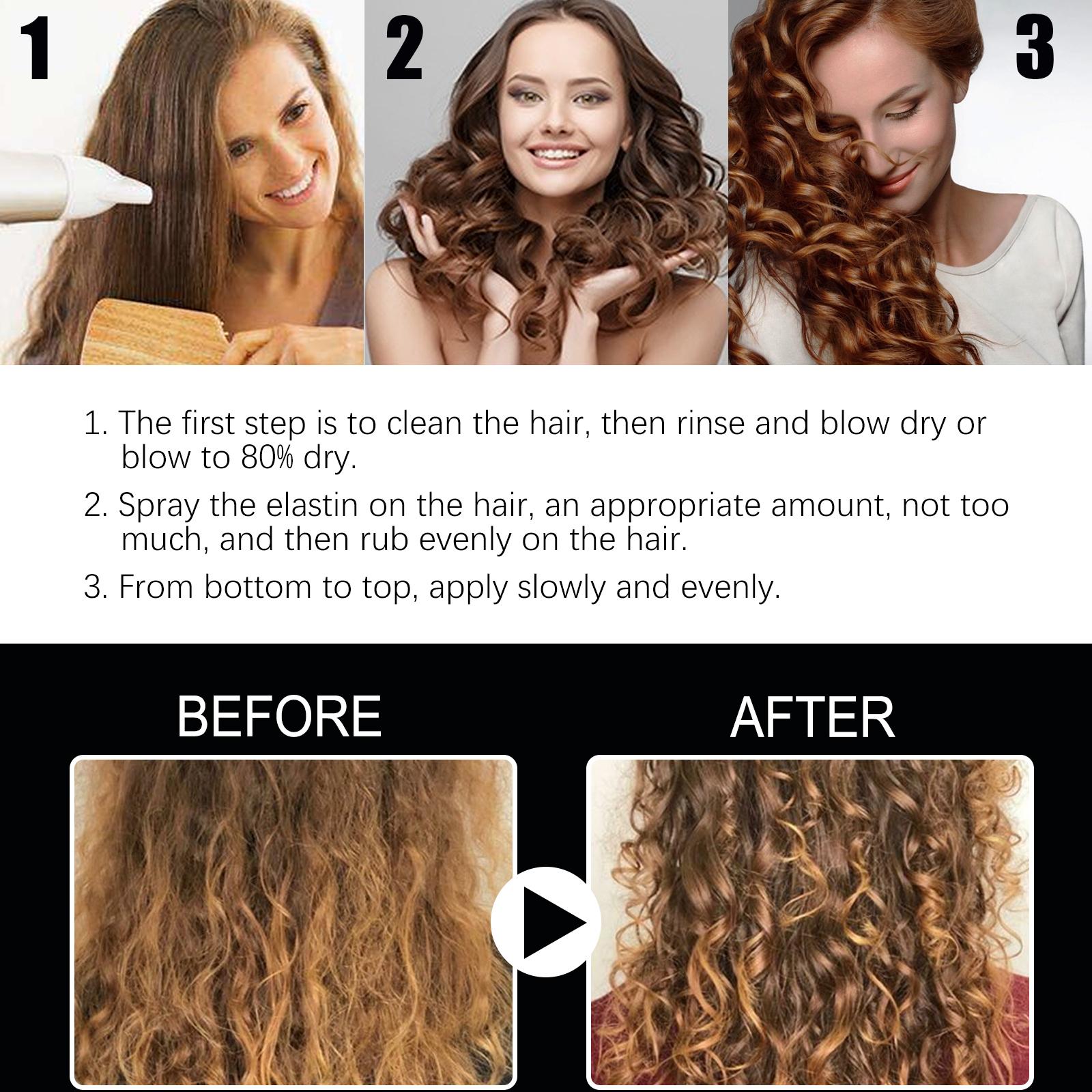 Jaysuing Hair Styling Spray (100ml Box) Hair Styling Moisturizing, Refreshing And Long-Lasting Hair Gel Water