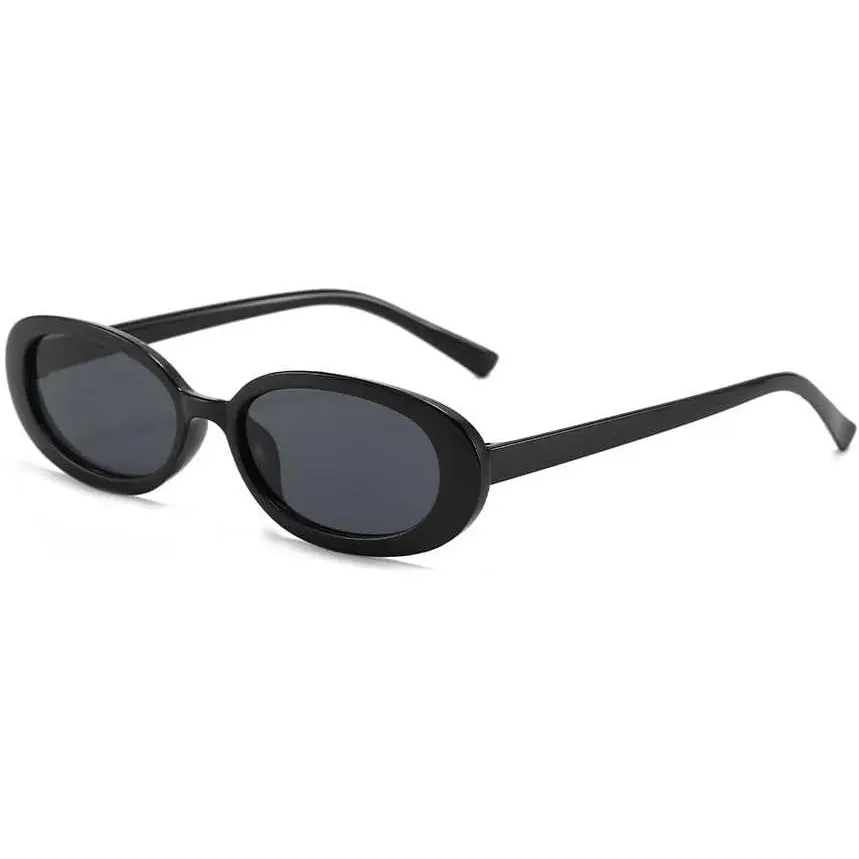6-Pack Women Samll Frame Sunglasses Leopard Print Glasses - Geometric Full Frame Sunglasses for Women