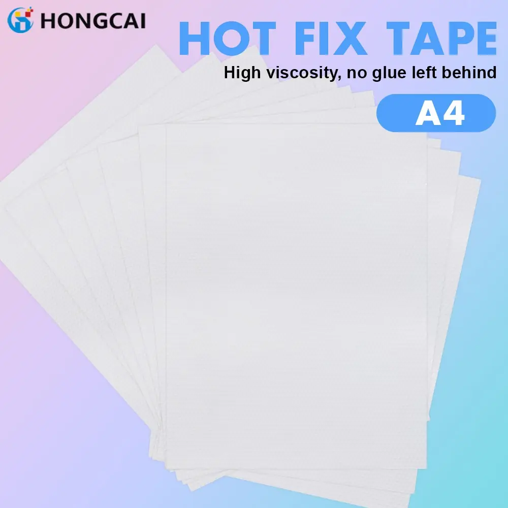 30 Sheets Heat Transfer Paper for Rhinestones, A4 Vinyl Hot Stamping Paper, Acrylic Rhinestone Transfer Film, DIY Craft Supplies, High Viscosity