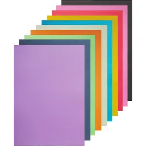 Colored Poster Board, 50 Sheets A3 Large Size 16.5 x 11.7 Inch Assorted Neon Bulk Poster Board for Art Display, Classroom Use, School Craft Projects, Presentation Drawing