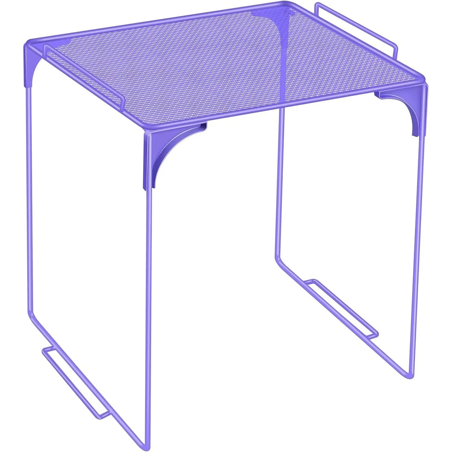 Locker Organizer Shelf Purple Stackable Extra Locker Shelf Storage Cabinet Accessories for School Office Home Gym Supplies