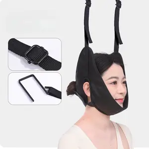 Upgraded Door-Mounted Cervical Traction Device |   Thickened Neck Support, Breathable Design, Supports Up to 330 Lbs. Available in Red, Green, Orange And Gray