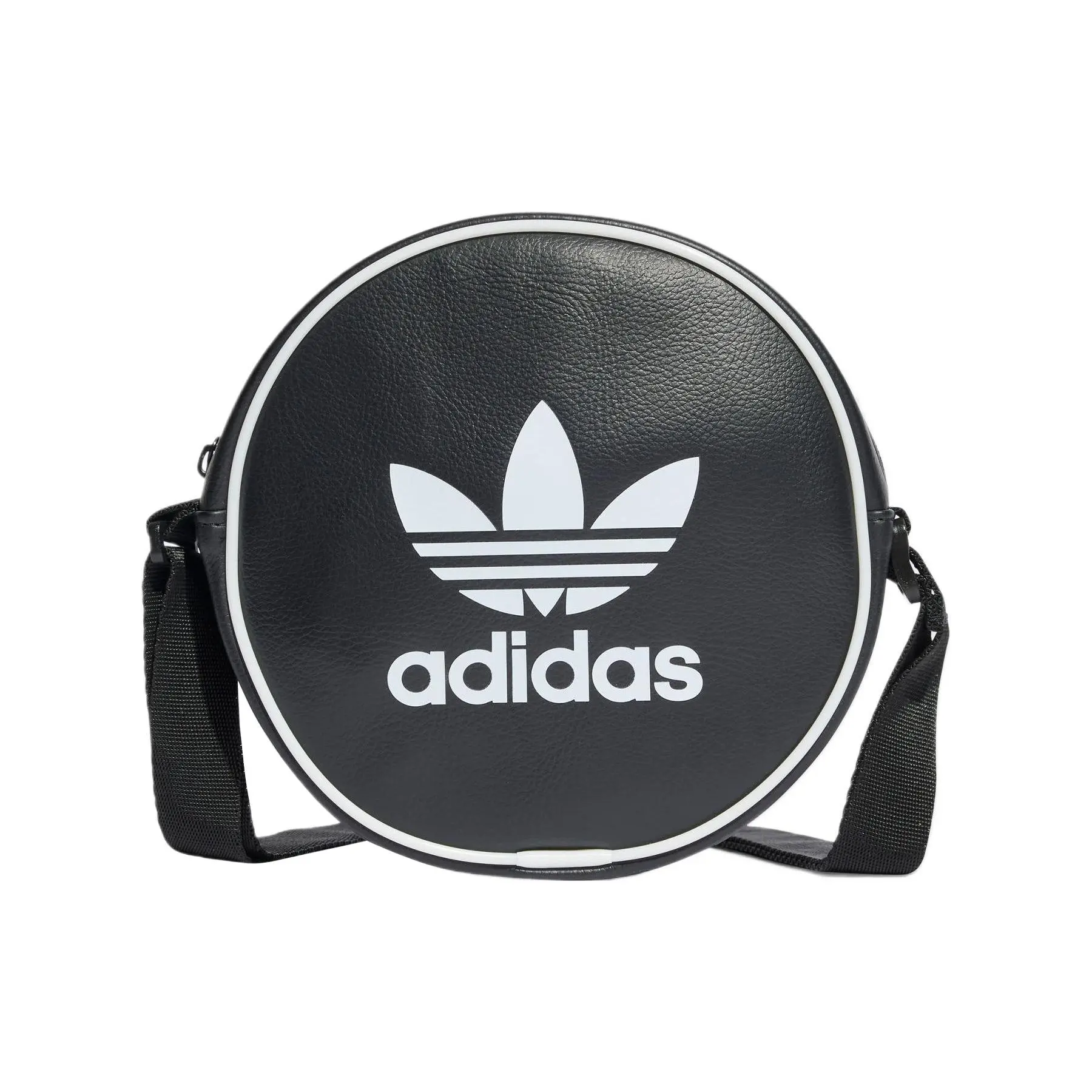 Adidas Originals PU Crossbody Bag for Men and Women – Casual Sporty Style in Black
