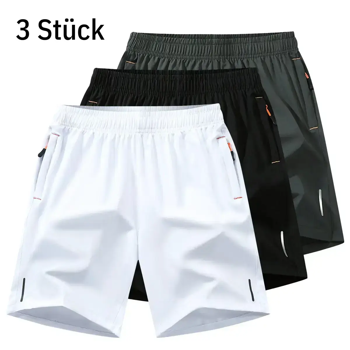 White + Black + Dark Gray