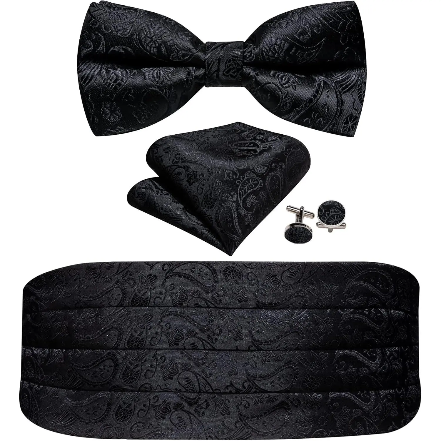 Solid Black Floral