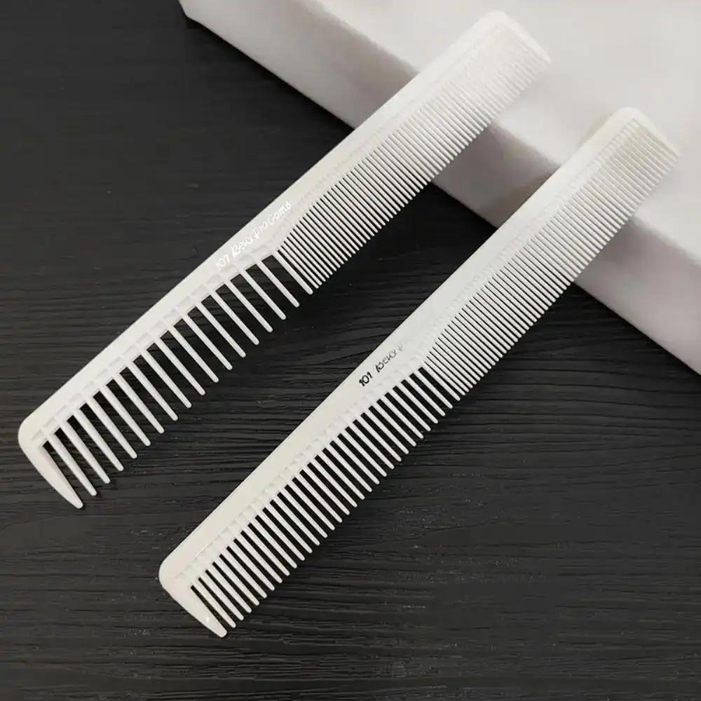 1 Professional Barber Comb |   Wide Tooth, Double-sided Design, Plastic Material, Suitable for Normal Hair Types |   Ideal for Salon and Home Professional Hair Styling