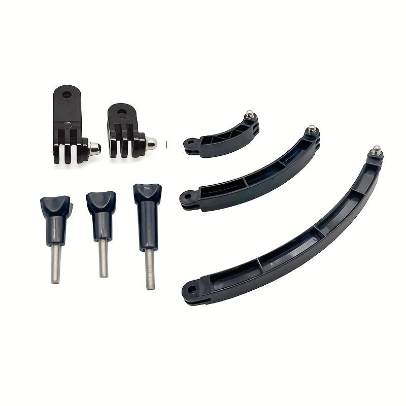 3-In-1 Curved Extension Arm Set (7.5/13.5/19.5 Cm), Compatible with Gopro Series, Sjcams, Geekpro & Other Action Cameras