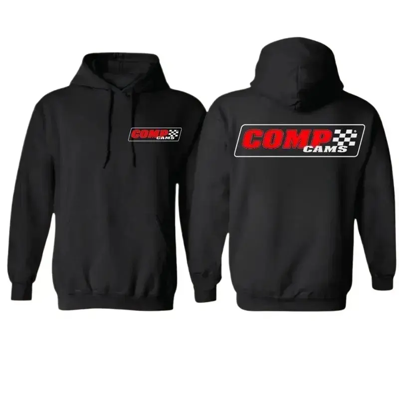 Men's Retro Racing Skull Hoodie, Cozy Cotton Motorsport Streetwear, Long Sleeve Pullover for Car Lovers, Graphic trendy sweatshirt
