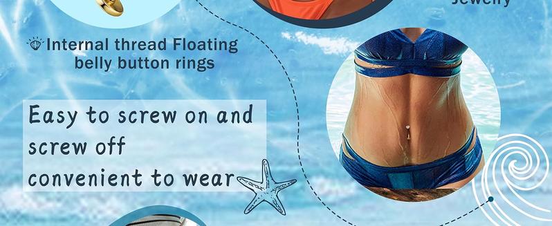 YADOCA 7PCS Floating Belly Button Ring for Women Hypoallergenic Surgical Stainless Steel Belly Rings Internally Threaded CZ Opal Long Bar Navel Barbell Flat Back Belly Piercing 12/14MM Silver Gold YADOCA 7PCS Floating Belly Button Ring for Women Hypoallergenic Surgical Stainless Steel Belly Rings Internally Threaded CZ Opal Long Bar Navel Barbell Flat Back Belly Piercing 12/14MM Silver Gold