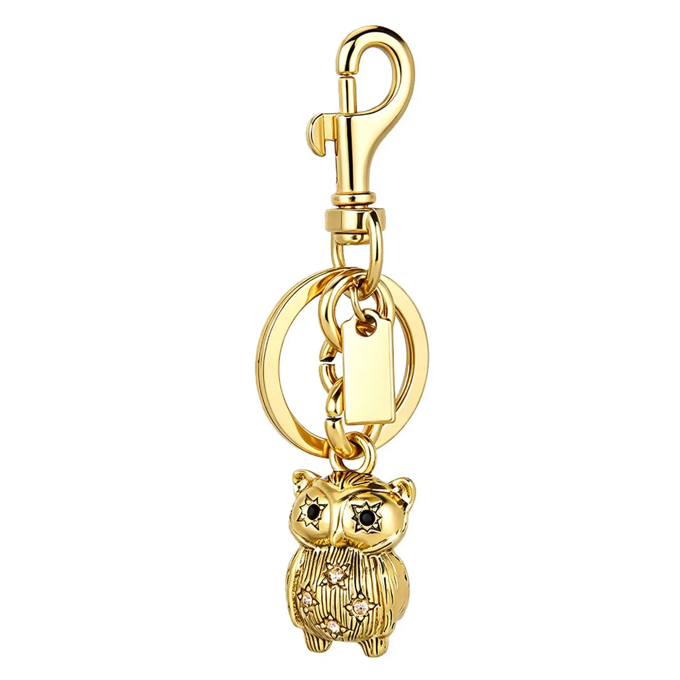 Vintage Cute Owl Keychain Metal Pendant, Handbag Charm, Wallet Accessory for Women, Retro Animal Design, Perfect Gift Idea