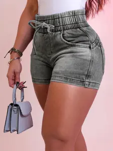 Women's Casual Fashion Denim Shorts, Spring Summer Jean Short Pants, Comfortable & Stylish Ladies' Clothing