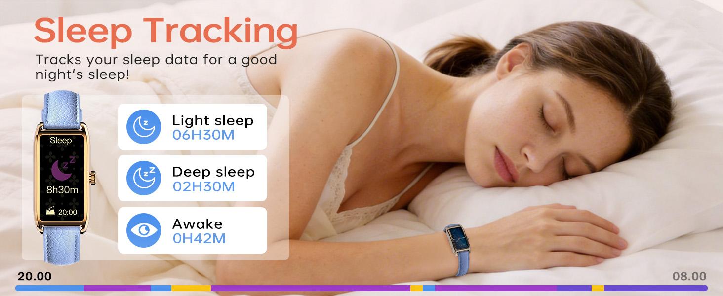 2026 NEW Elegant Leather Strap Smart Watch for Women  Waterproof | 12 Sports Modes Fitness Tracker - Stylish & Cute for Workouts