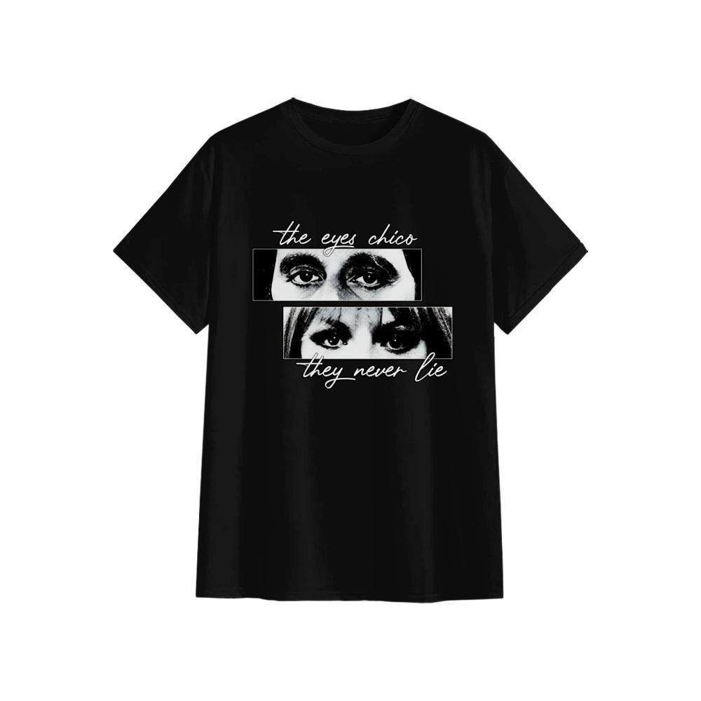 Scarface Graphic T Shirt – 100% Cotton Tony Montana Back Print with "The Eyes Have It" & "They Never Lie" Quotes Casual Round Neck Short Sleeve Tee Unisex Top for Men and Women