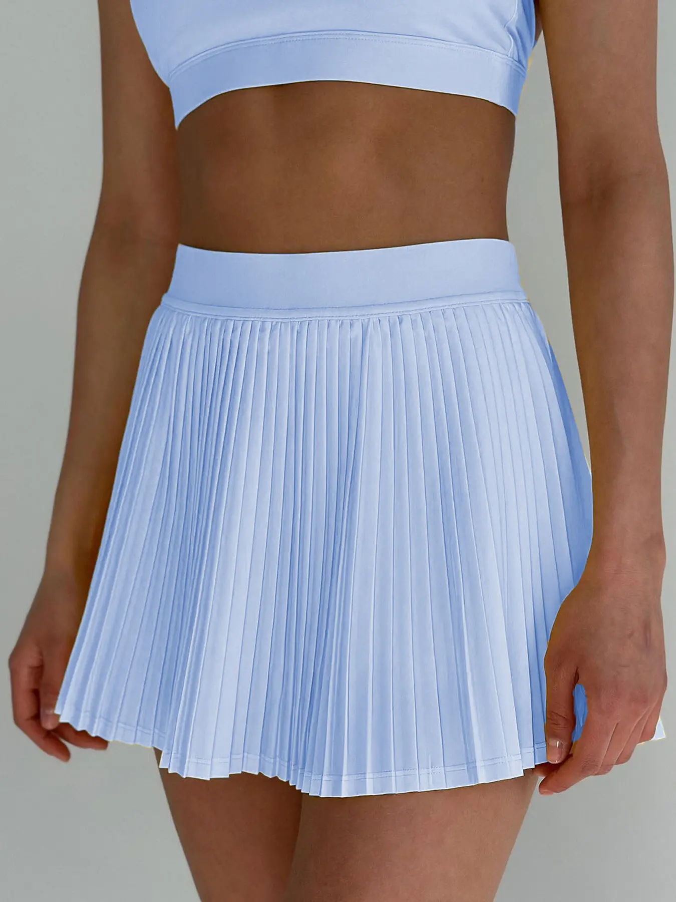 Women's Pleated Tennis Skirt with Inner Shorts and Pocket, High Waist Athletic Skort for Golf and Workout, Active Skort Skirt