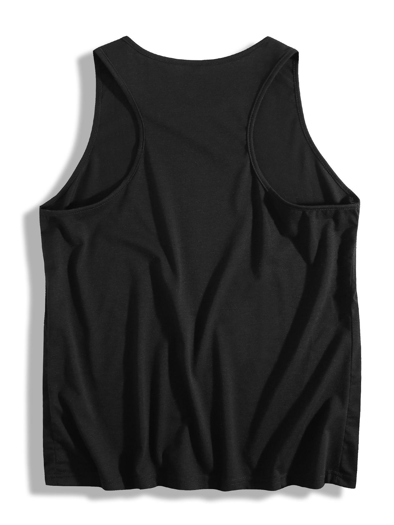 Women's Floral, Sun & Graphic Print Round Neck Fitted Tank Top, Boho Sleeveless Crew Neck Top for Summer, Ladies Casual Clothes for Daily Wear, Womenswear