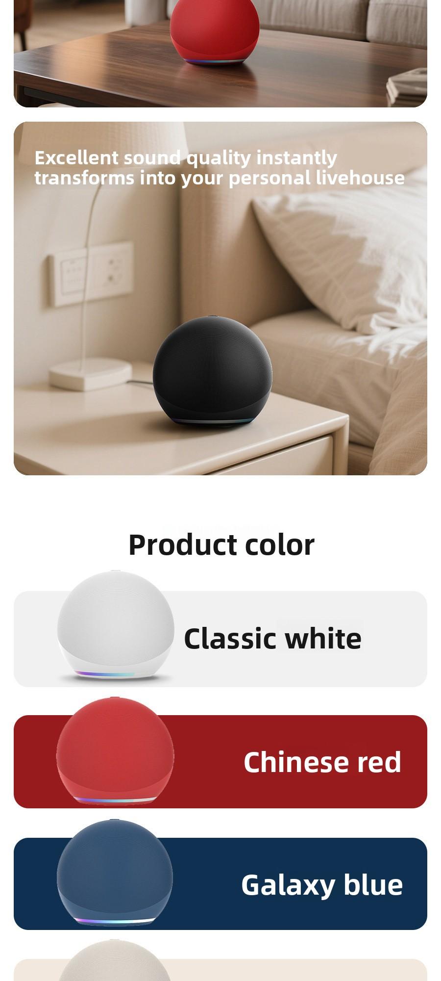 Alaxe Bluetooth Speaker Wireless Fabric Card Slot Small Speaker Heavy Bass Desktop Mini Bluetooth Speaker