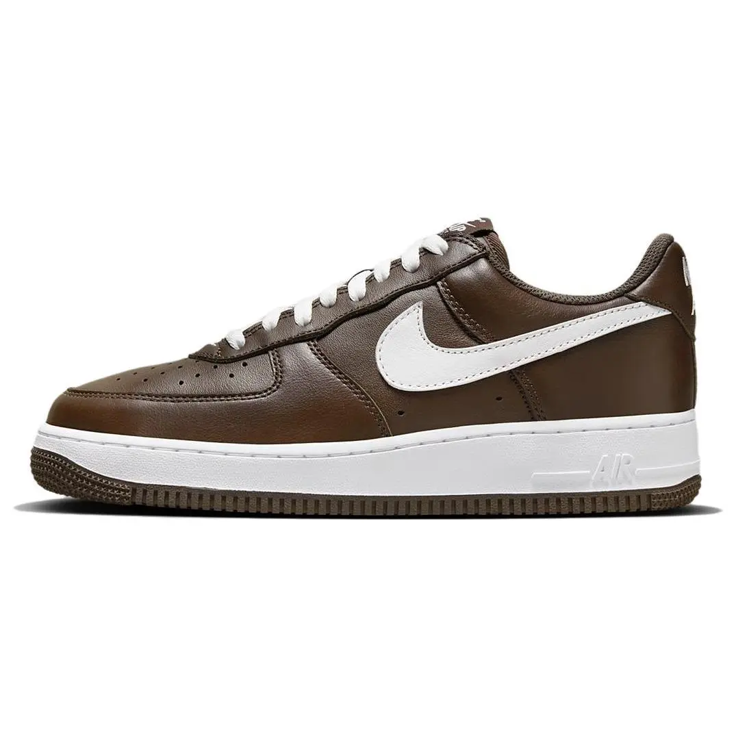 Nike Air Force 1 Chocolate Low Top Sneakers Unisex Brown Verifiable, with credentials and supporting global authentication