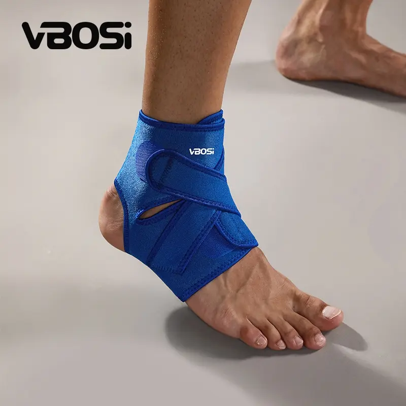 Women And Men Breathable Chloroprene Ankle Support Brace, Ankle Stabilizer, Ankle Protective Compression, Ankle Wrap, Adjustable Basketball Volleyball Running Strap, Comfortable Fit