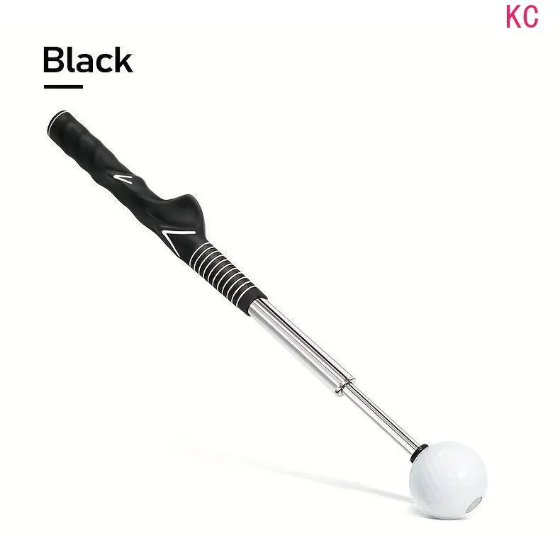 Telescopic Retractable Golf Swing Trainer Stick, Portable Right Handed Training Aid For Improving Swing Tempo And Hitting Strength, Suitable For Indoor And Outdoor Golf Practice