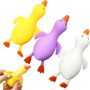 3Pcs Stretchy Duck Squeeze Toys,Squishy Stress Relief Toys for Adults and Kids,Squishy Fidget Toys,Party Favors for Kids,Birthday Gifts,Christmas,Easter Egg,Classroom Prizesfidget toys