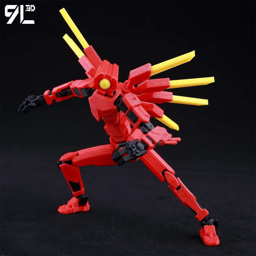 Lucky13 Dummy13 Ultrakill V1 Series Anime Characters-3D Printed Multi-Jointed Deformable Body Posing Model Multi-color Toys Gift Lucky13 Dummy13 Ultrakill V1 Series Anime Characters-3D Printed Multi-Jointed Deformable Body Posing Model Multi-color Toys Gift