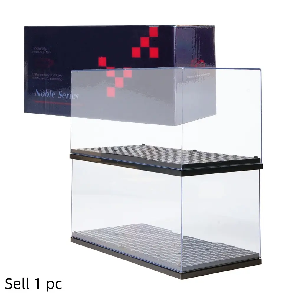 Acrylic Display Box for Car Models, Toy Figures, Racing Cars, Dust-Proof, Stackable, Versatile, Thickened Version, Holiday Decorative Item, Holiday Decoration