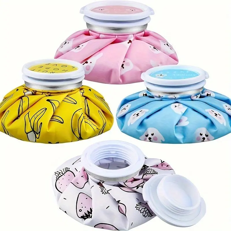 Reusable Ice Packs for Hot And Cold Use, Hot Water Bags for Injuries, Cold Compress Bags to Relax, And Four Different Cute Fruit Styles.