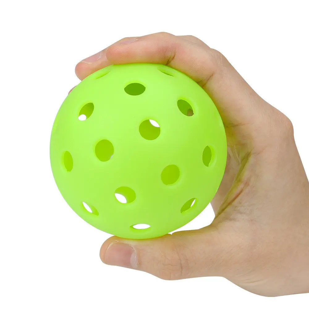 74mm Pickleball, 40 Holes Pe Injection, Professional Competition Training Ball, Durable Indoor Outdoor Pickleball