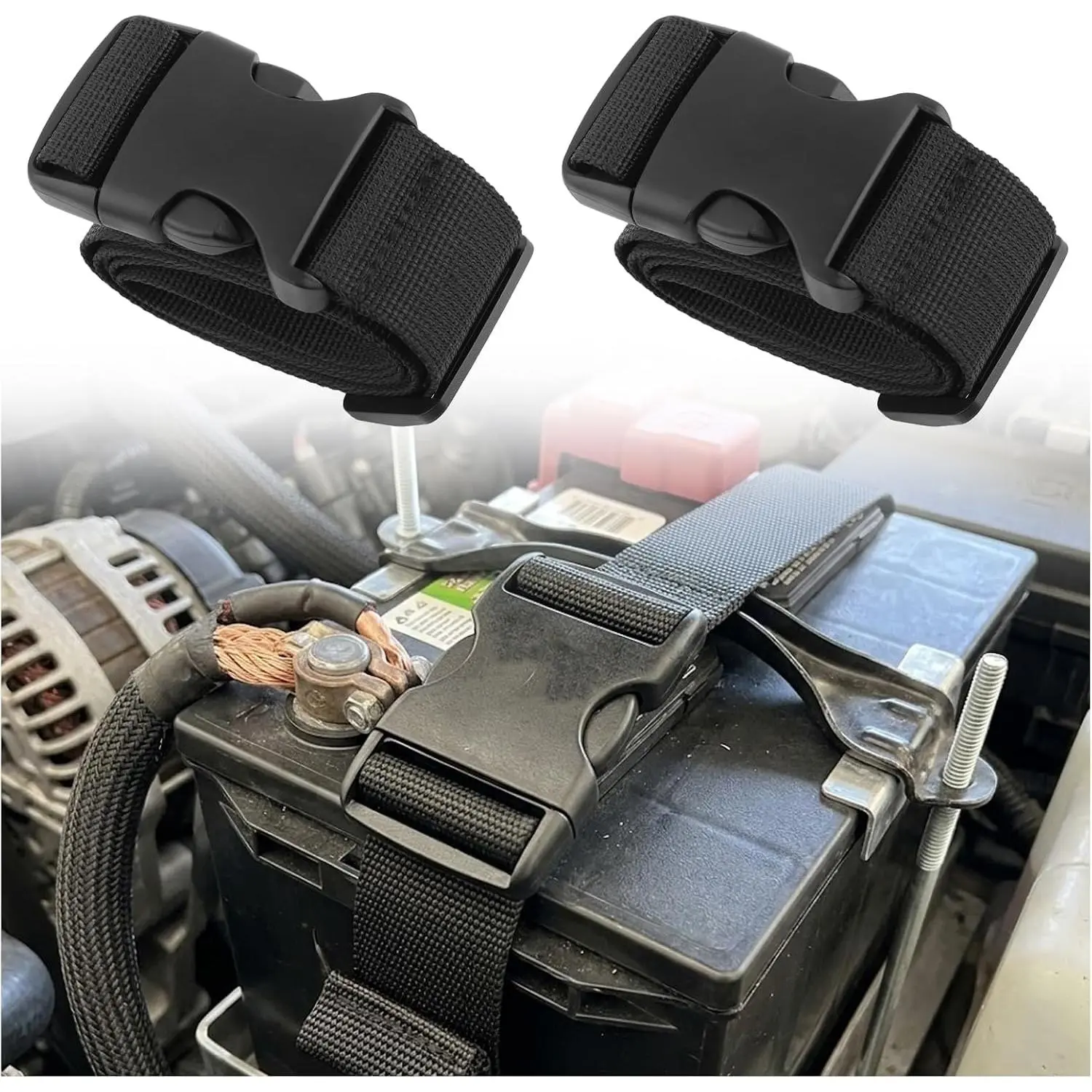 2 count 39"   Straps,Adjustable  Box Strap with Quick Release Buckle for Securing  Boxes,  Tie Down Strap for  SUVs