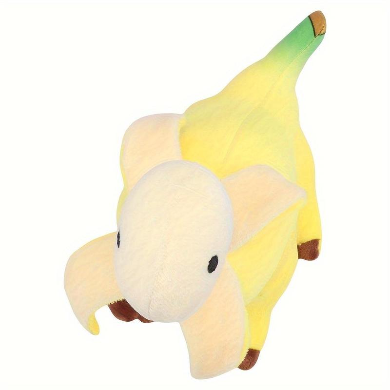 Cute Banana Brontosaurus Design Plush Toy, Soft Stuffed Animal Plushie, Cartoon Banana Soft Dragon Doll, Home Decoration Gift