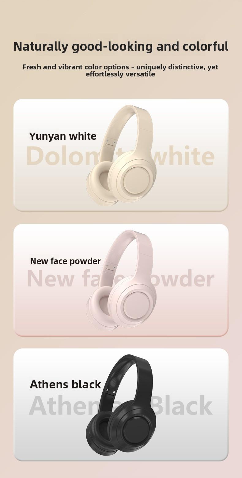 DR58 Wireless Headphones Noise Cancelling Over Ear Bluetooth Headset Long Battery Life for Travel Sports High Bass Hifi Sound Headphones