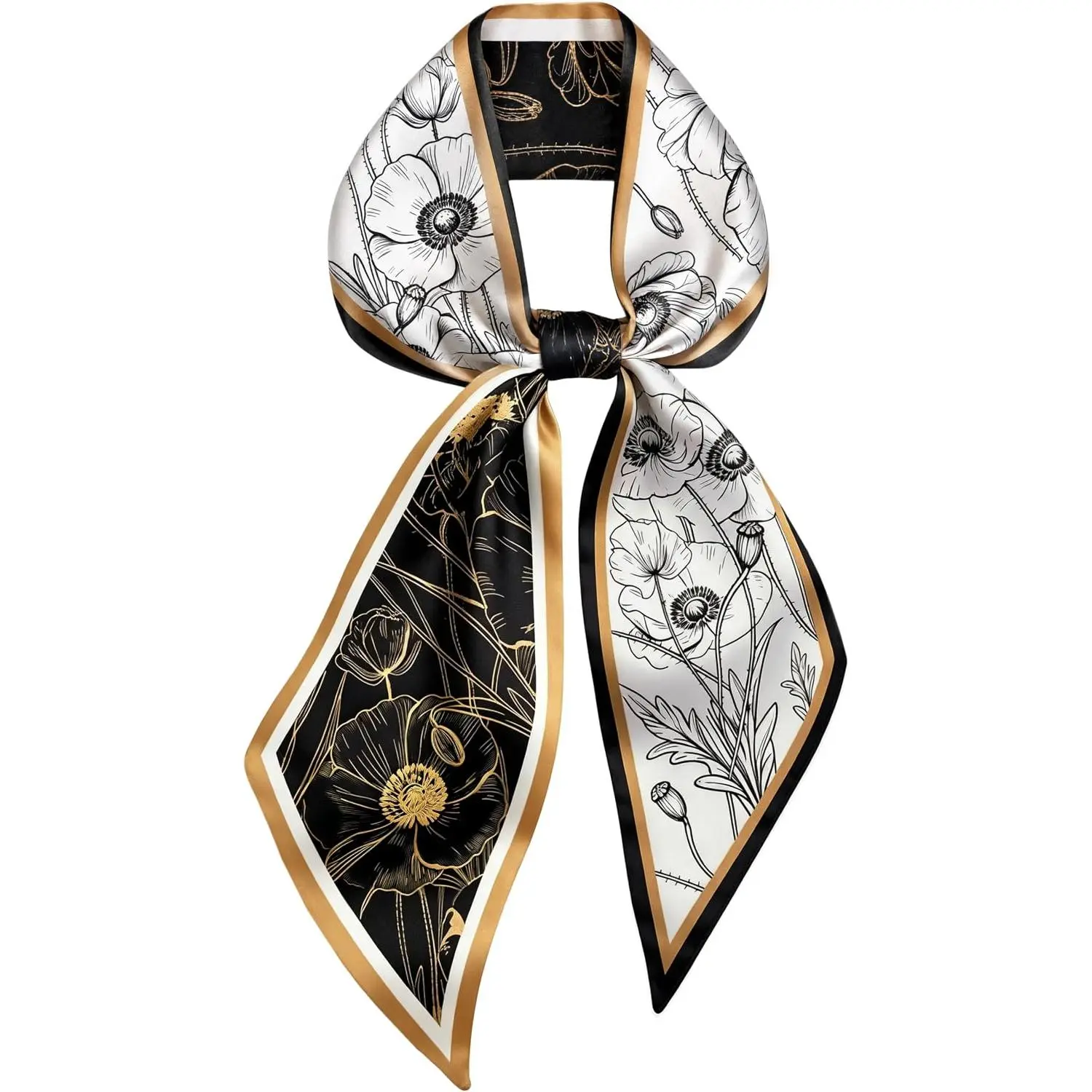 Silk Hair Scraf, Purse   Scarves for Women Satin Fashion | Silky satin fabric, Chic prints, Draped & flowy, Versatile styling, Ideal size, Exquisite & thoughtful