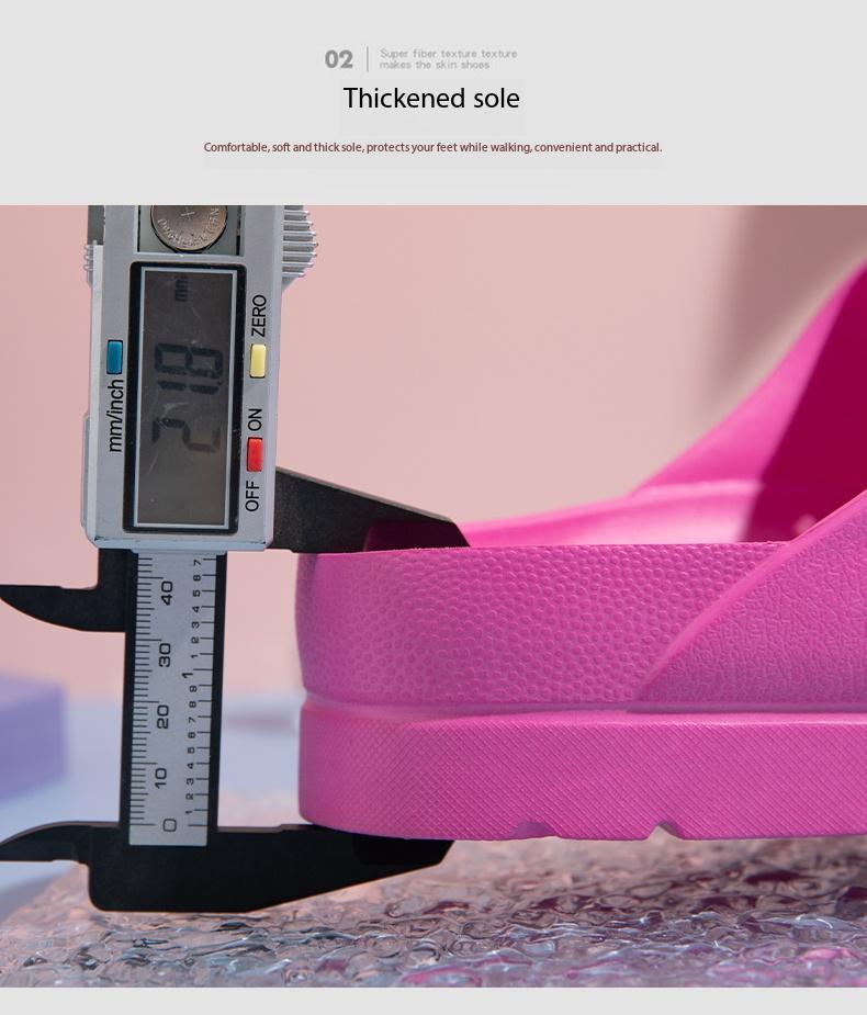 Women's Double Buckle EVA Slides, Cloud Cushion Footbed Summer Sandals, Waterproof Non Slip Casual Slippers for Indoor Outdoor, Beach, Pool, Shower, Comfy Platform Sandals for Girls, Trendy  Aesthetic Footwear