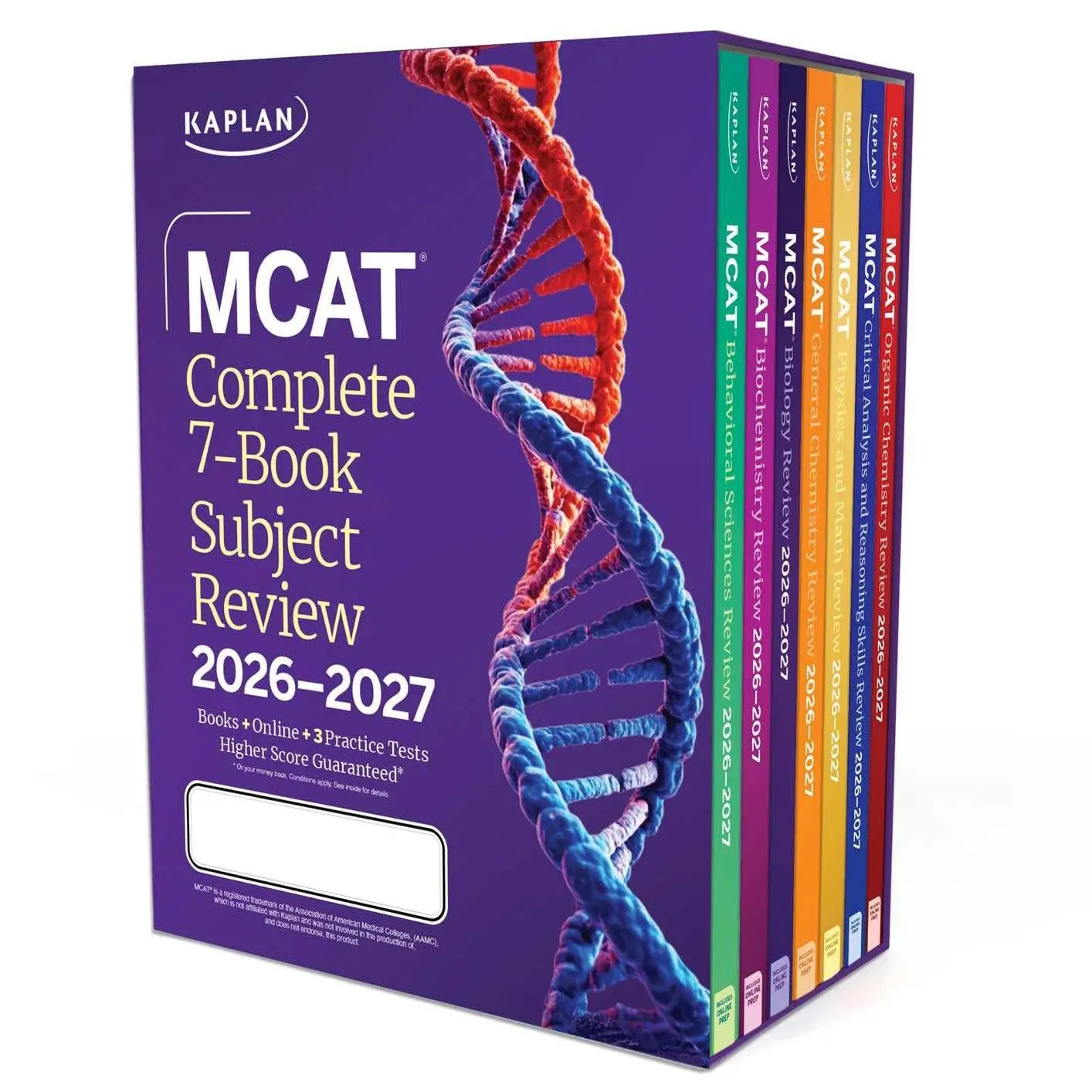 MCAT Complete 7-Book Subject Review 2026-2027, Set Includes Books, Online Prep, 3 Practice Tests (Kaplan Test Prep)