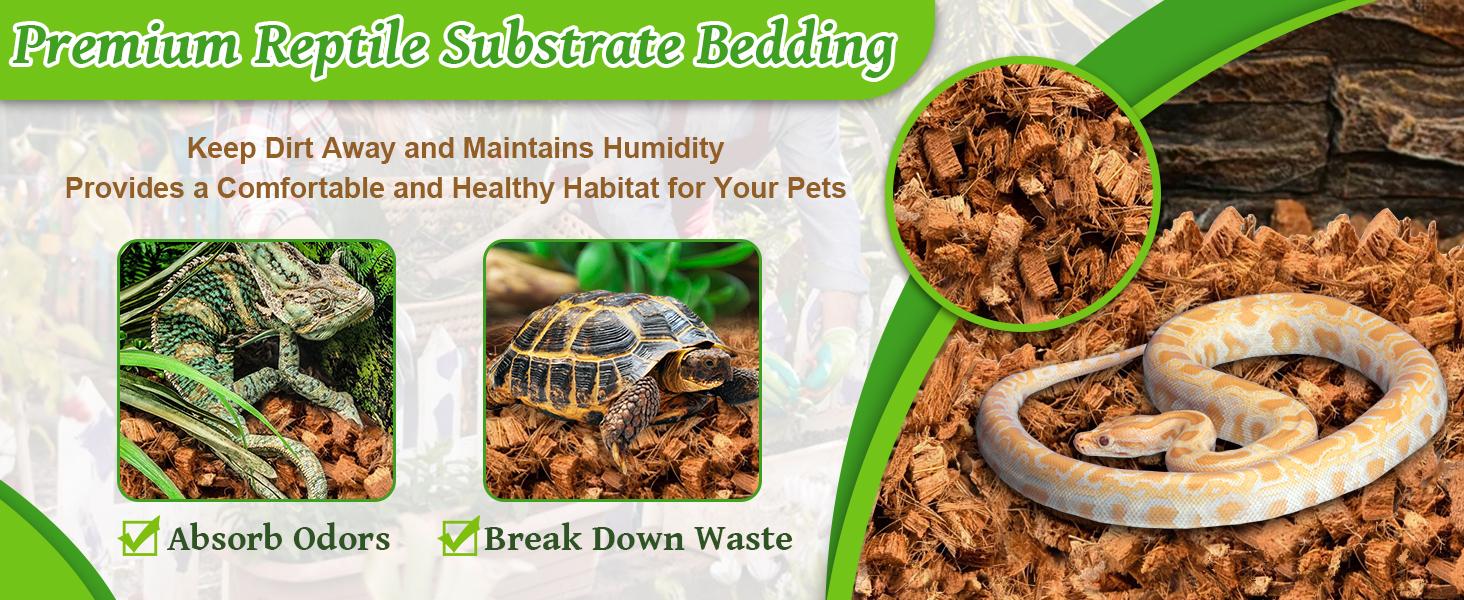 2 Pack Coco Chips Substrate for Plants- 2.2lb 100% Organic Husk Brick with Low EC and pH Balanced, High Expansion Substrate Coco Husk Mulch for Flowers, Herbs, Planting