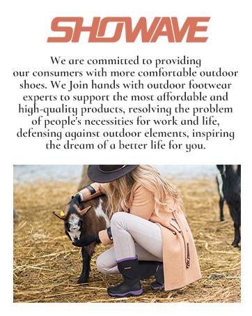 Steel Toe Rubber Work Boots for Men Waterproof Durable Concrete Boots for Hunting Manufacturing Construction