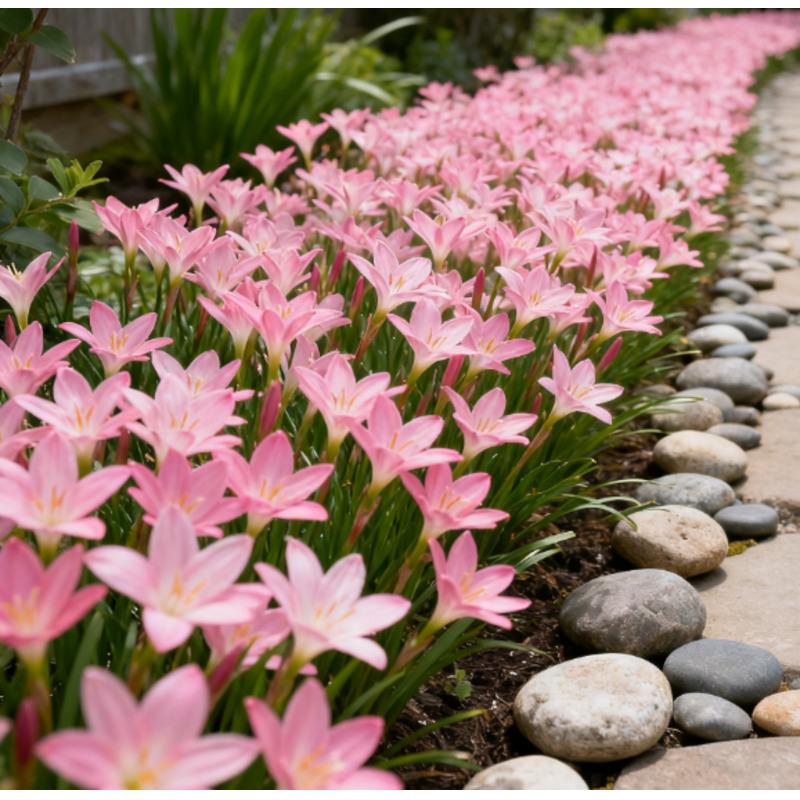 Rain lily bulbs have high germination rate, strong vitality, easy maintenance, and can be easily planted by beginners