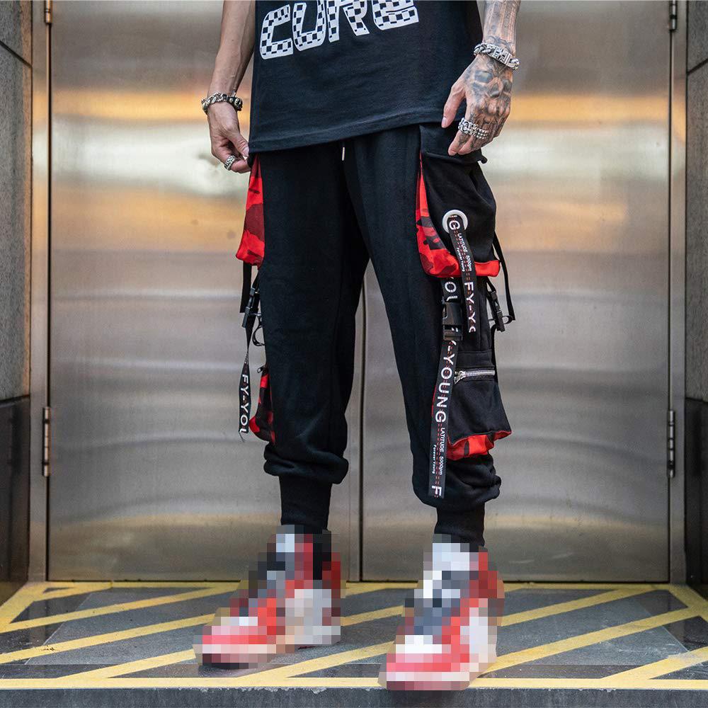 Pantalon Baggy Homme Multipoches Cargo – Style Y2K Gothique Harajuku Cyberpunk Techwear Hip Hop – Jogging Oversize Streetwear
