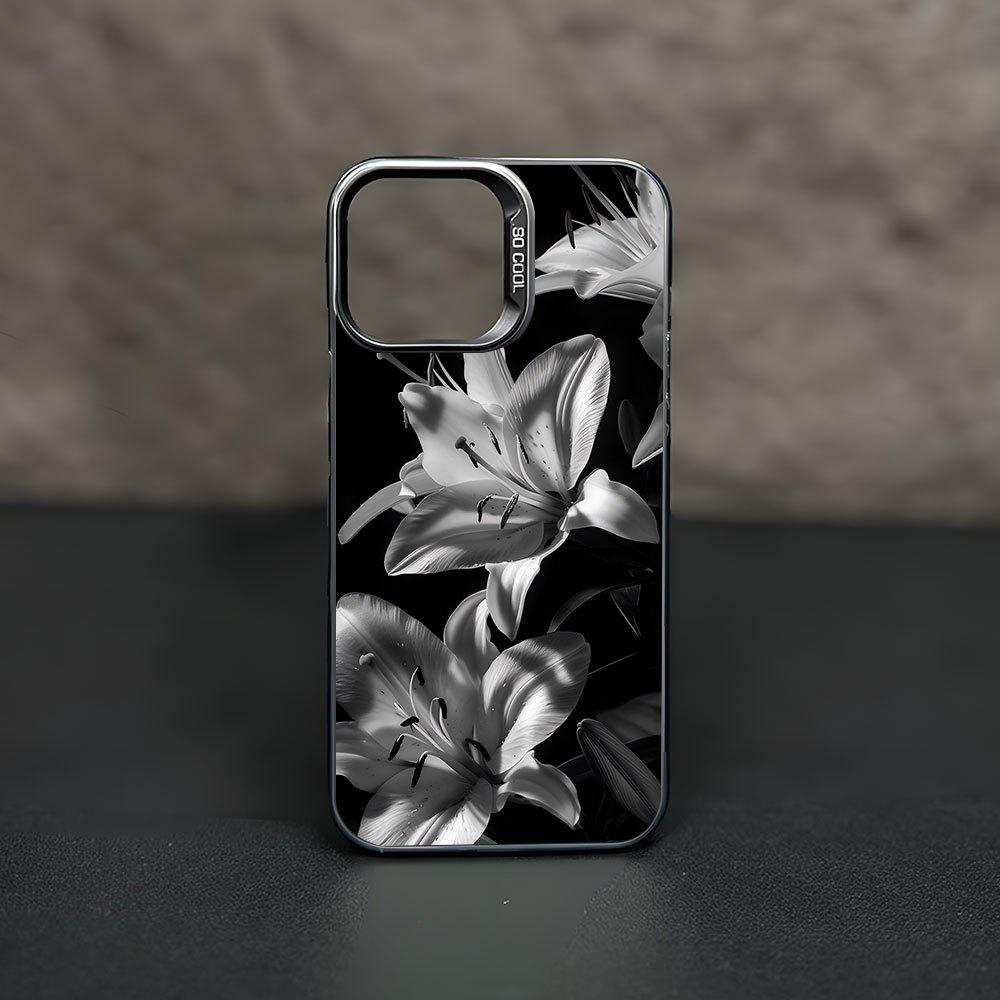 New Lily Floral Pattern Phone Case, High Quality Protective Cover for iPhone 17 16 15 14 13 12 Pro Max X XR XS Max