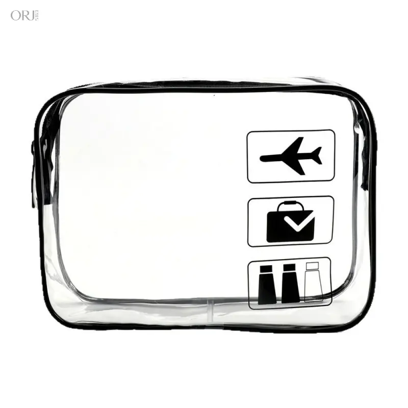 Clear Waterproof PVC Travel Cosmetic Bag with Zipper, Multi-Functional Transparent Toiletry Wash Bag, Portable Makeup Organizer Pouch for Skincare, Shampoo, Travel, Airport Carry-On, Sundry Storage Accessory - summerwins,Touchscreen,Winter,large,tail,set,