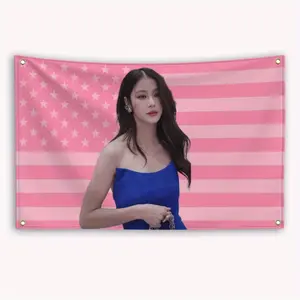 1pc 2D Flat 1pc 2D Printed Namtan American Flag Banner 3X5 Feet 2D Polyester Tapestry Stars And Stripes Design Suitable for Bedroom And Outdoor Decoration Garage Flag Advertising Display No Electricity Needed Outdoor Decoration Banner Patriotic Deco
