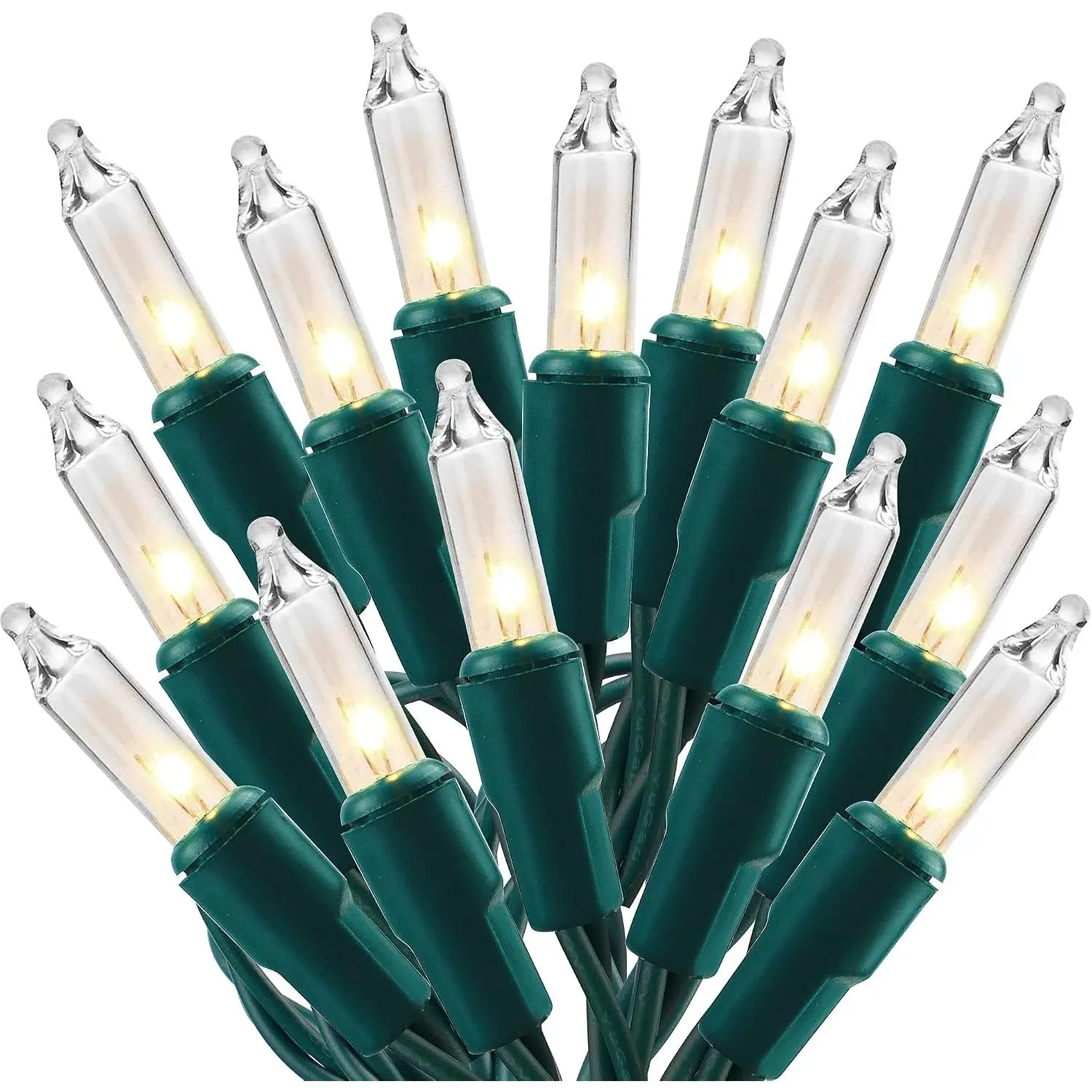 Christmas Lights, 150 Count 29 FT Christmas Mini String Lights, Green Wire Fairy Light, 120V UL Certified Connectable Xmas Tree Light for Patio, Holiday, Party, Outdoor Indoor Decoration, Warm White