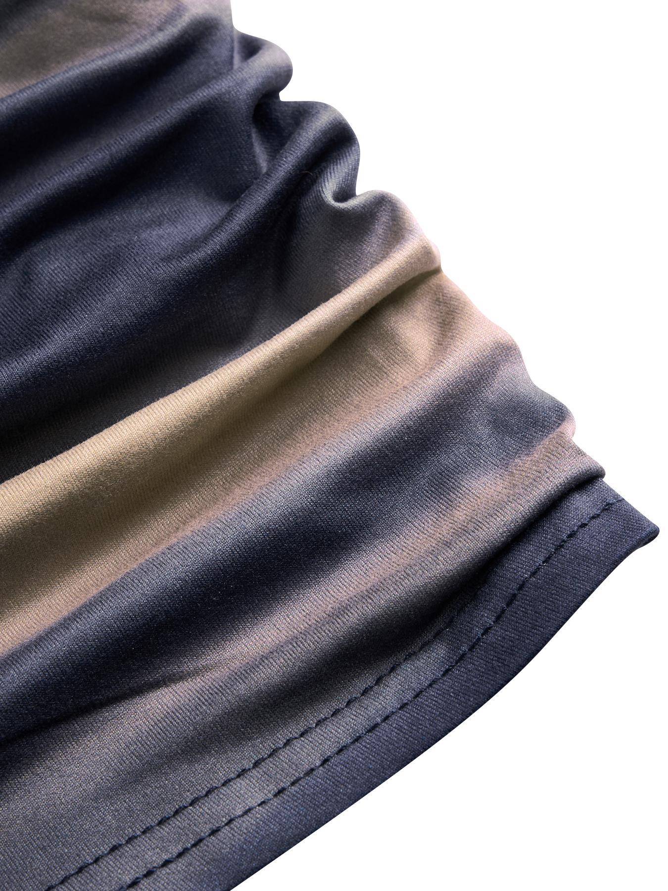 Aliling Women's Tie-dye Print Strapless Sleeveless Mini Dress, Fashion Casual Feminine Sexy Bodycon Short Dress For Female Dresses Summer