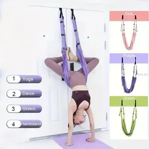 Premium Elastic Yoga Stretch Strap - Easy-to-Use Fitness Resistance Band for Home Gym, Physical Therapy, Ballet, Enhance Muscle Recovery, Improve Flexibility & Posture, Ideal Father's Day Gift