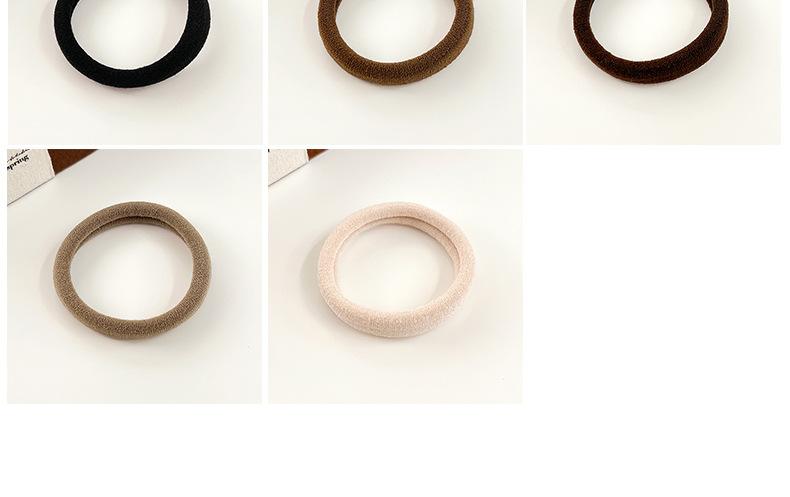 10-Piece Seamless Thickened Elastic Hair Ties, Cotton Crease-Free Bands for All Hair Types, Women's Hair Accessories Ideal Gift