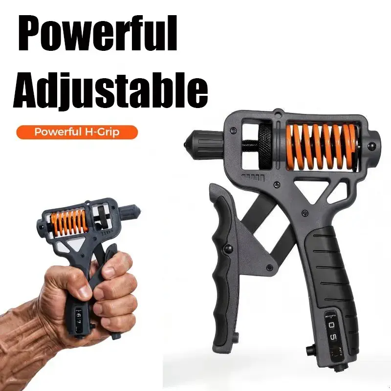 H-Shaped Ergonomic Hand Grip Strengthener - Adjustable 10-660LBS Resistance Strength Workout Equipment, Forearm Exerciser, Power Grip Exercise Equipment for Hand Therapy, Muscle,gripper