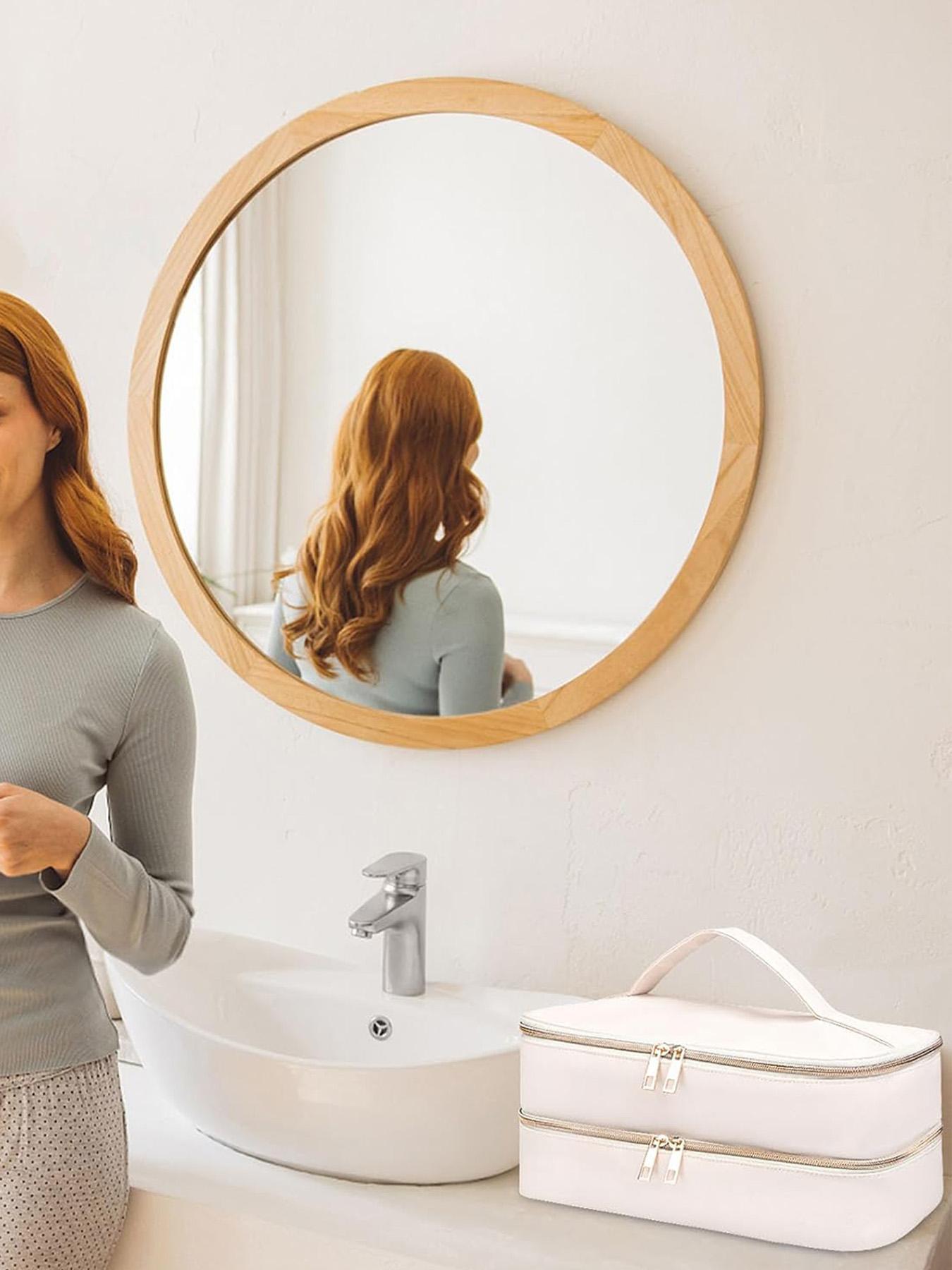 Portable Travel Case for Hair Dryer, Durable Hair Diffuser & Styling Tools, Fashionable Double Layer Storage Space for Hair Accessories, Ideal Organizer for Revlon Styler