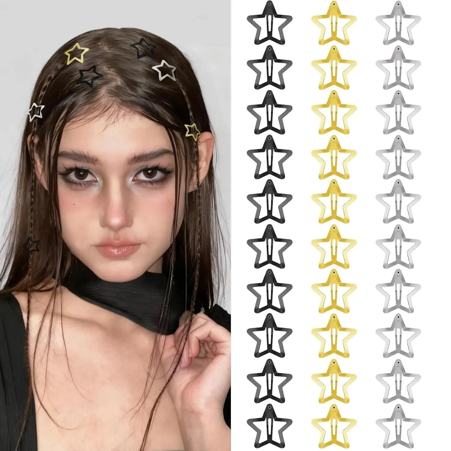 30 P -1.18"-black,gold,silver